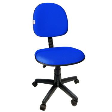 Imagem de Cadeira Executiva Ergonômica Giratória Para Escritório Com Regulagem de Altura Azul
