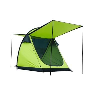 Imagem de Tenda revolucionária de um polo ultraleve para 4 pessoas: ventilação de porta dupla, layout espaçoso e solução de acampamento econômica, sem mastros de toldo