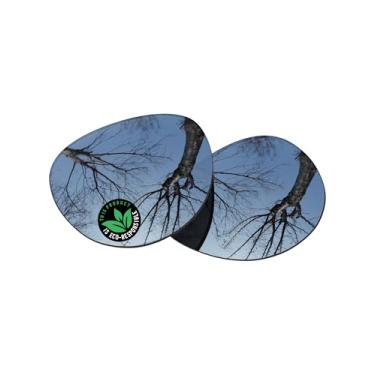 Imagem de Raydi Lentes de reposição de policarbonato para óculos de sol Ray-Ban Meta Headliner RW4009 50 mm - Espelho de titânio prateado - Polarizado