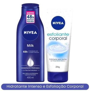 Imagem de Kit Milk 400ml + Esfoliante Corporal Banho Nivea 200g - Nívea