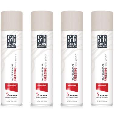Imagem de Spray de cabelo Salon Grafix Mega Hold Professional 300mL x4