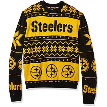 Imagem de Suéter masculino feio NFL Denver Broncos 2019 - Suéter masculino 2019 - cor do time, pequeno