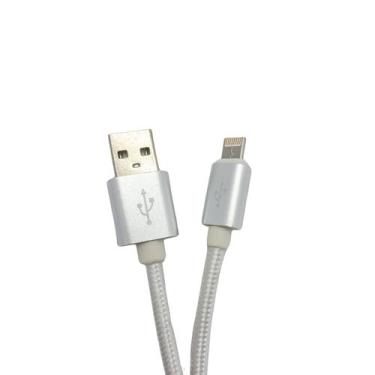 Imagem de Cabo de carregador usb 2 em 1 lightning tipo a e v8 - MULTIMARCA, PRAT