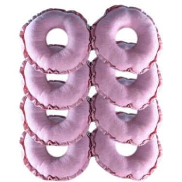 Imagem de Kits Rosquinha de Amamentação Protetor 100% Algodão Macio - oem, Rosa,