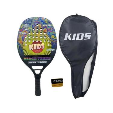 Imagem de Raquete de Tênis de Praia Infantil (6-14 anos) - Leve (270g) em Fibra 