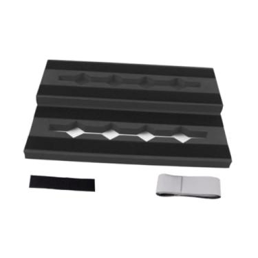Imagem de MERIGLARE EFEITO DO PEÇO de PEÇOS de PEÇOS de GUITAR EFEITOS EVA EVA FOAM PLACA de EFEITO ANTISLIP PORTÁVEL para OFEM, Preto