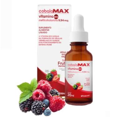 Imagem de Vitamina B12 Gotas Metilcobalamina CobalaMAX Herbamed 20ml  Frutas Ver