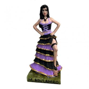 Imagem de Escultura Pomba Gira Maria Mulambo 15 Cm Em Resina - Lua Mística - 100