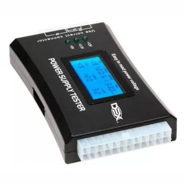 Imagem de Testador de Fonte de Alimentação Digital LCD 20 e 24 Pinos Atx Dex AT-