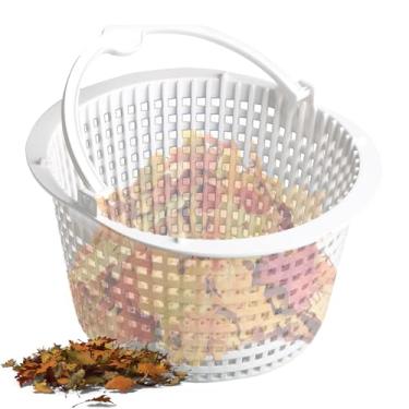 Imagem de Cesta de filtro de piscina, cesta de filtro de piscina | Limper de limpeza de folhas - Manusear cesto de skimmer equipado para derribos de folhas de limpeza de lança de lagoa de suprimento