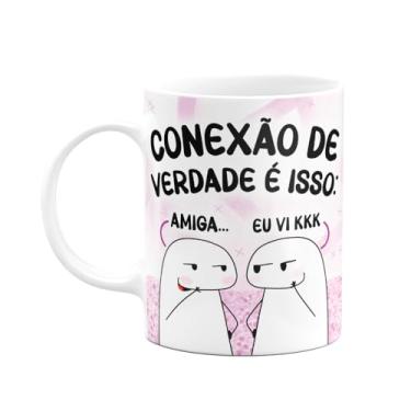Imagem de JPS INFO, Caneca Flork Amigas - Conex�o de verdade � isso