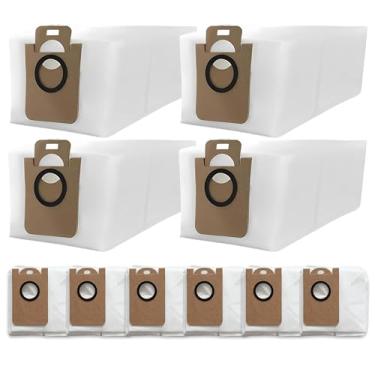 Imagem de Pacote com 10 sacos de pó de substituição apenas para iHome Nova S1 Pro saco de aspirador robótico, peças # iHRVS1PRO-3BLK
