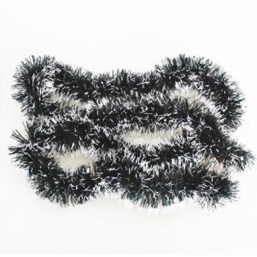 Imagem de Festão Natalino Verde Nevado, 2 metros x 9 cm, Decoração de Natal