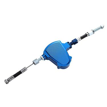 Imagem de Motoforti Motocicletas de liga de alumínio CNC universal embreagem de acrobacias fácil de puxar cabo alavanca de substituição de embreagem para sistema economizador azul