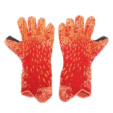Imagem de Luvas do Goleiro do Futebol, Luvas de Goleiro de Futebol Respiráveis ​​anti -deslizações para (Tamanho 7: aprox. 17,3 mm / 0,68in diâmetro)