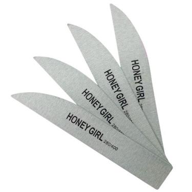 Imagem de 10 Lixas Honey Girl Gramatura 280/400 Para Unha Gel