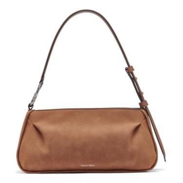 Imagem de Calvin Klein Bolsa de ombro Tina Top com zíper, caramelo, tamanho único, Caramel, One Size