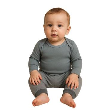 Imagem de Conjunto Moletom Termico Bebe Comfort Peluciado Inverno - Taya Baby, A