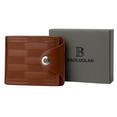 Imagem de Carteira Masculina Modelo Premium Porta Cartões Moedas Bolso Interno c