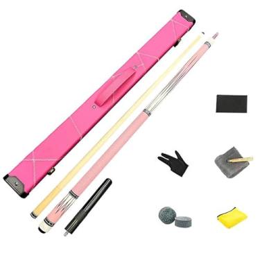 Imagem de Taco de sinuca de bordo de 1/2 – bastões de taco de bilhar de 147 cm para adultos, ponta de 12,5 mm, conjunto de bastões de sinuca, Palos de Billar, bastões de taco para mesa de sinuca (B taco de