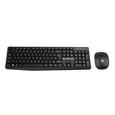 Imagem de Kit Teclado e Mouse Sem Fio Bluecase ABNT2, DPI2400, 2,4 GHz, Plug and