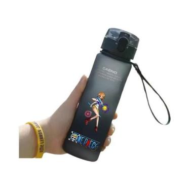 Imagem de Garrafa De Água Esportiva Portátil De Grande Capacidade Com Tampa Flip