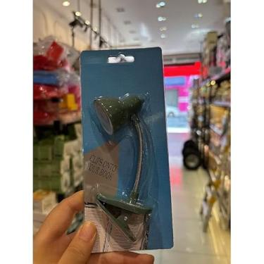 Imagem de Mini Luminária LED Flexível Portátil Luz Mesa Leitura Livro (Verde,S)