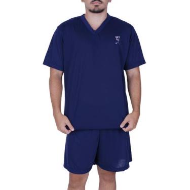 Imagem de Pijama Masculino Manga e Short Curto Verão - c9 DAVI - TERRA E MAR MOD