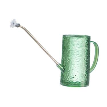 Imagem de Bothyi Regador, regador, alça ergonômica, bico longo, aspersor interno, cabeça removível para áreas externas, pátio e jardim, Verde