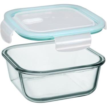 Imagem de POTE HERMÉTICO HOME&CO VIDRO TEMPERADO 800ml 7x15x15cm TRANSPARENTE