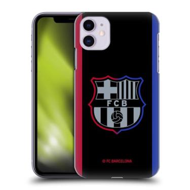 Imagem de Head Case Designs Capa traseira rígida oficialmente licenciada pelo FC Barcelona Away 2024/25 Crest Kit compatível com Apple iPhone 11