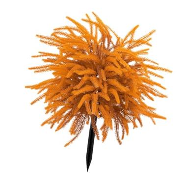 Imagem de Generic Topiaria artificial com espiga de solo, pinheiros artificiais de outono, decoração de outono para floreira de janela de quintal