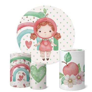 Imagem de Trio Capas Cilindro + Painel Redondo 1,50m Cerejinha - Fadrix, K1CER01