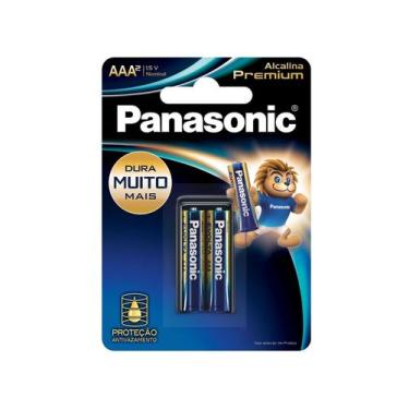 Imagem de Pilha Alcalina Premium Aaa Com 2 Lr03egr/2b96 - PANASONIC