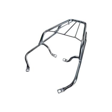 Imagem de Bau Moto，Porta-Bagagens + Top Case 28 Litros 2006-2011 Preto Cromado(Bagageiro Cromado)