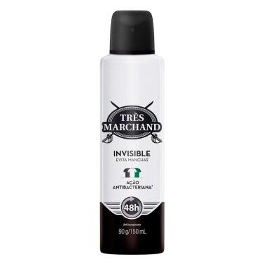 Imagem de Desodorante Aerossol Antitranspirante Très Marchand Invisible 150ml