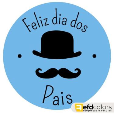 Imagem de Etiquetas Adesivo Dia Dos Pais 5cm - Kit C/100 - Efd Colors, 6