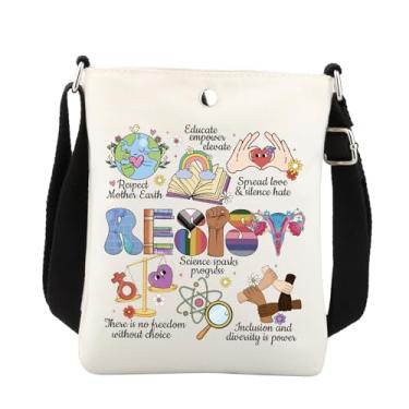 Imagem de Bolsa tiracolo feminista, suporte resistente, Lgbtq, presentes feministas de direitos iguais, presente de escolha profissional, presentes patriarcados, presente de justiça social