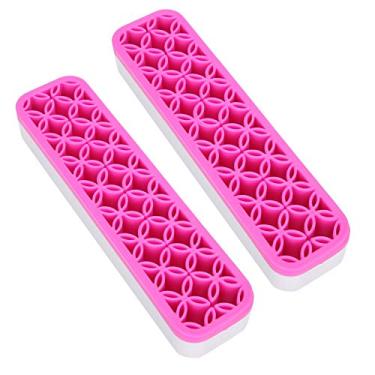 Imagem de OKJHFD Portable Makeup Brush Holder with Lid Travel Cosmetic Organizer for Makeup Storage Box for Easy Access and Travel Essentials Portable Makeup Brush Organizer.