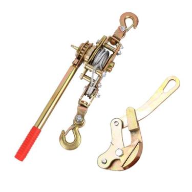 Imagem de Milageto Puxador de corda manual, guincho, cabo de alta resistência, tensor de corda, ferramenta de puxar corda para construção de caminhões, 1 Tonelada
