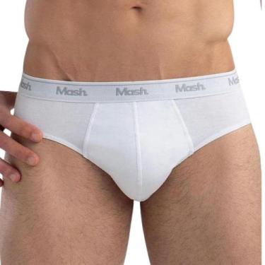 Imagem de Cueca Slip Mash 010.04U Algodão, P, Branco
