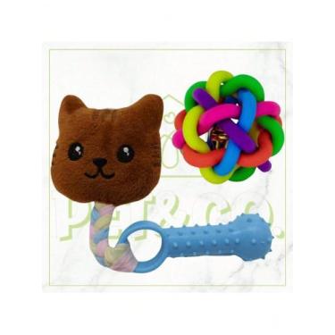 Imagem de Brinquedos para Cães Pequenos Monte Seu Próprio Kit - NoBrand, Malva