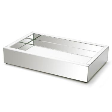 Imagem de Aparador de Bancada Espelhado Suporte Bebidas Decorativo 60cm