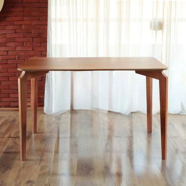 Imagem de Mesa de Jantar Retangular 120cm Tampo Laminado Aura Mel