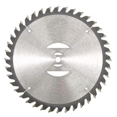 Imagem de Lamina Circular Metal 15cm 40 lâminas Roçadeira Cortador De Gramas Apa