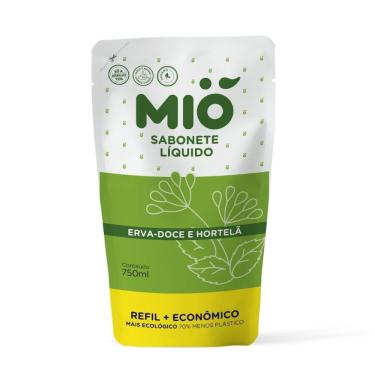 Imagem de Sabonete Líquido Mió Erva Doce e Hortelã Refil Econômico 750ml