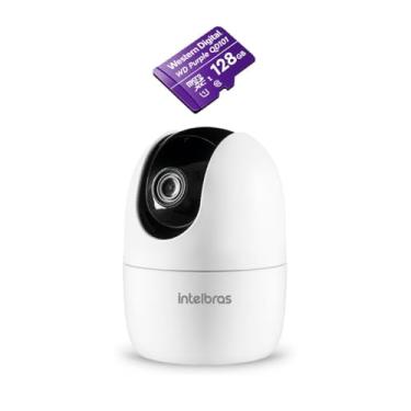 Imagem de Câmera de Segurança Wi-Fi IM4 3MP Intelbras + Cartão Micro SD Para CFTV 128GB WD Purple