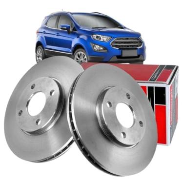 Imagem de Par Discos de Freio Dianteiros Orig. J2MJ1125BA Compatível com Ecosport 2013 a 2021 – Ventilado 278mm 4 Furos