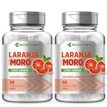 Imagem de 2x Laranja Moro Morosil® 500Mg - 120 Cápsulas Ecomev