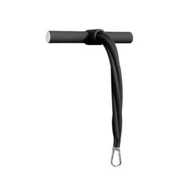 Imagem de UGPLM Aparelho para abdominais, acessórios para aparelhos de exercícios, barra de apoio para abdominais, corda elástica para exercícios de treinamento, Preto